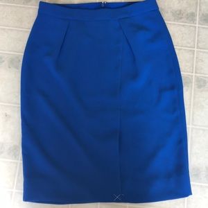 J crew Cobalt Blue Pencil Skirt New with tags